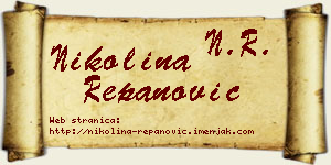 Nikolina Repanović vizit kartica